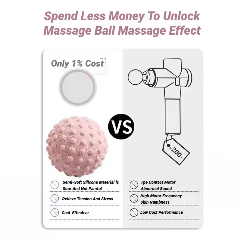 The New Fascia Ball Raised Point Massage TPR Posture Master Yoga Waist and Back Foot Neck Membrane Peanut Sole Muscle Relaxation