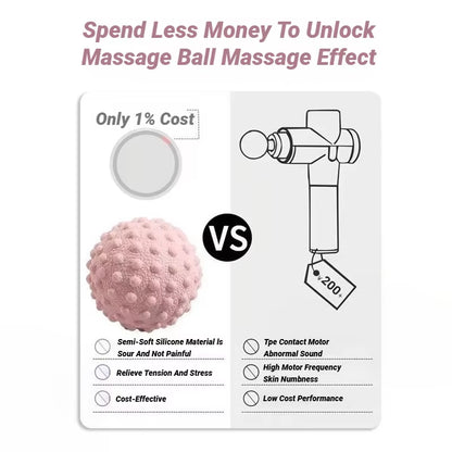 The New Fascia Ball Raised Point Massage TPR Posture Master Yoga Waist and Back Foot Neck Membrane Peanut Sole Muscle Relaxation