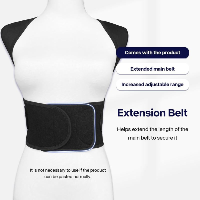 OLLAS Posture Corrector for Women and Men,Adjustable Shoulder Straightener,Back Support Brace,Upper Spine Scoliosis, Hunchback