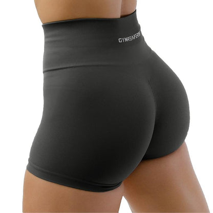 Gymreapers Halo Athletic Compression Shorts for Women - Seamless Knit Interlock Fabric for Breathability and Flexibility