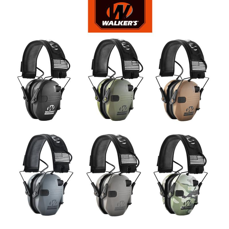 W1-Y+BOX Electronic Tactical Hearing Protection Earmuffs Noise Cancelling Outdoor Shooting Hunting Labor Work Headphones Adjustable Headband Anti-Noise Headset
