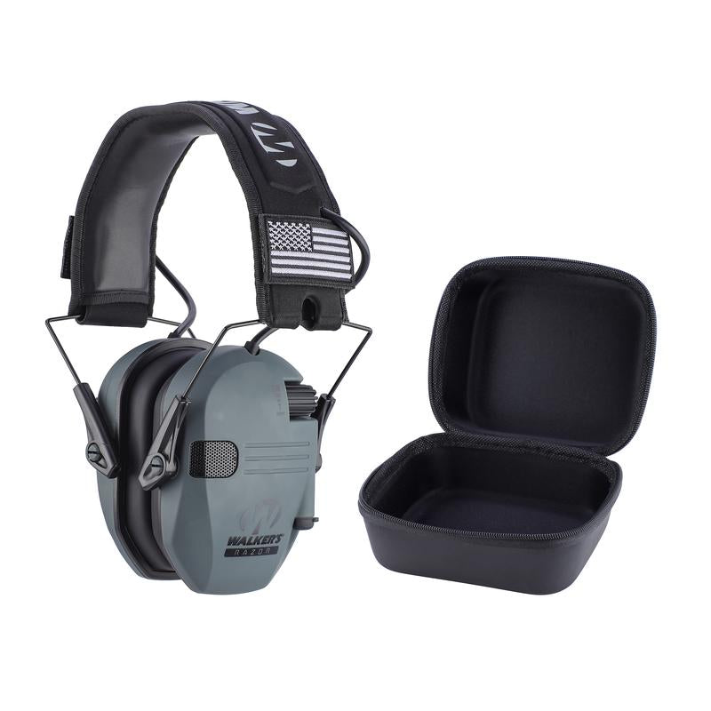 W1-Y+BOX Electronic Tactical Hearing Protection Earmuffs Noise Cancelling Outdoor Shooting Hunting Labor Work Headphones Adjustable Headband Anti-Noise Headset