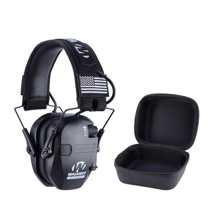 W1-Y+BOX Electronic Tactical Hearing Protection Earmuffs Noise Cancelling Outdoor Shooting Hunting Labor Work Headphones Adjustable Headband Anti-Noise Headset